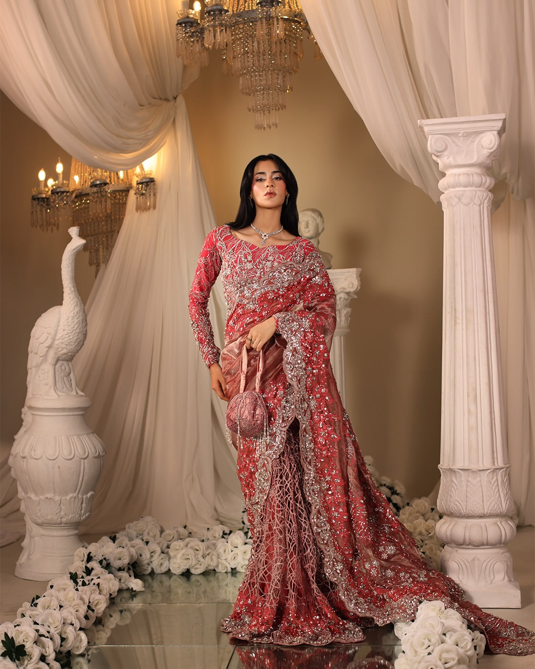 Pastel aesthetic bridal wear