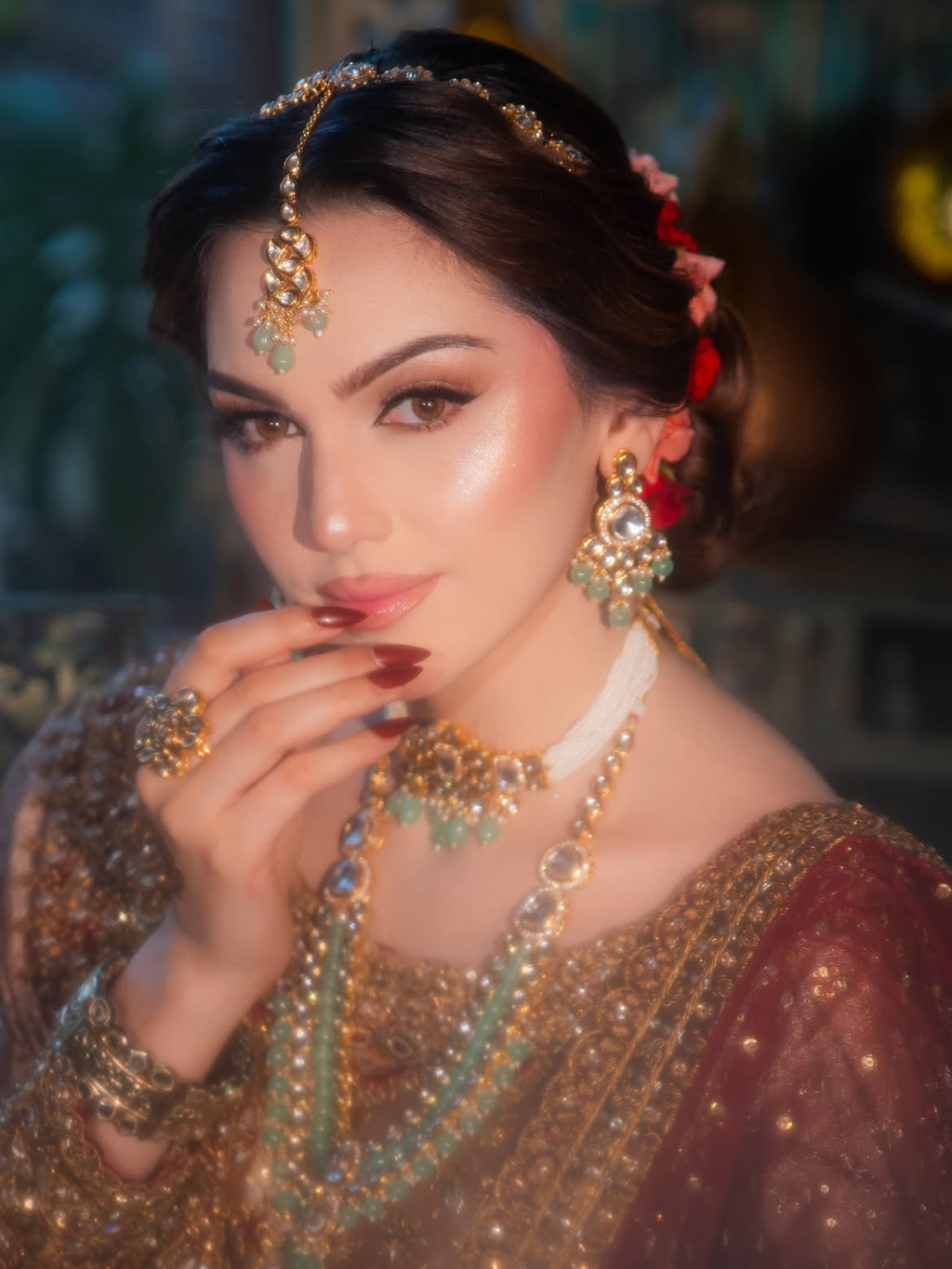 MULTI LAYERED BRIDAL LEHENGA
