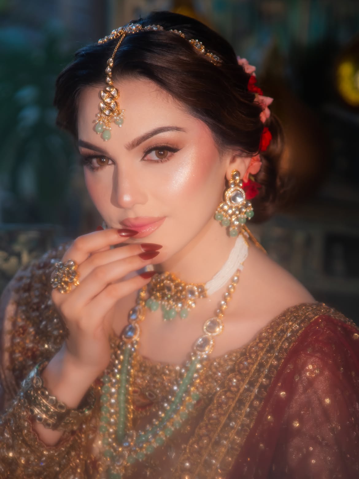 MULTI LAYERED BRIDAL LEHENGA