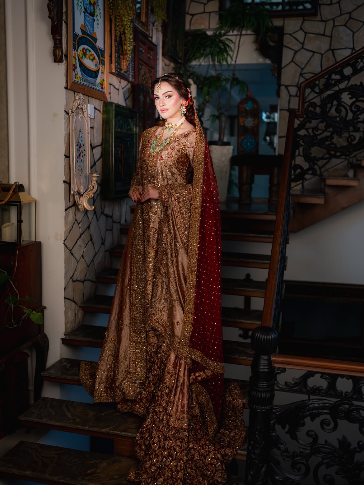MULTI LAYERED BRIDAL LEHENGA