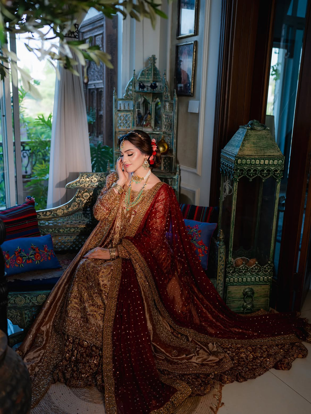 MULTI LAYERED BRIDAL LEHENGA