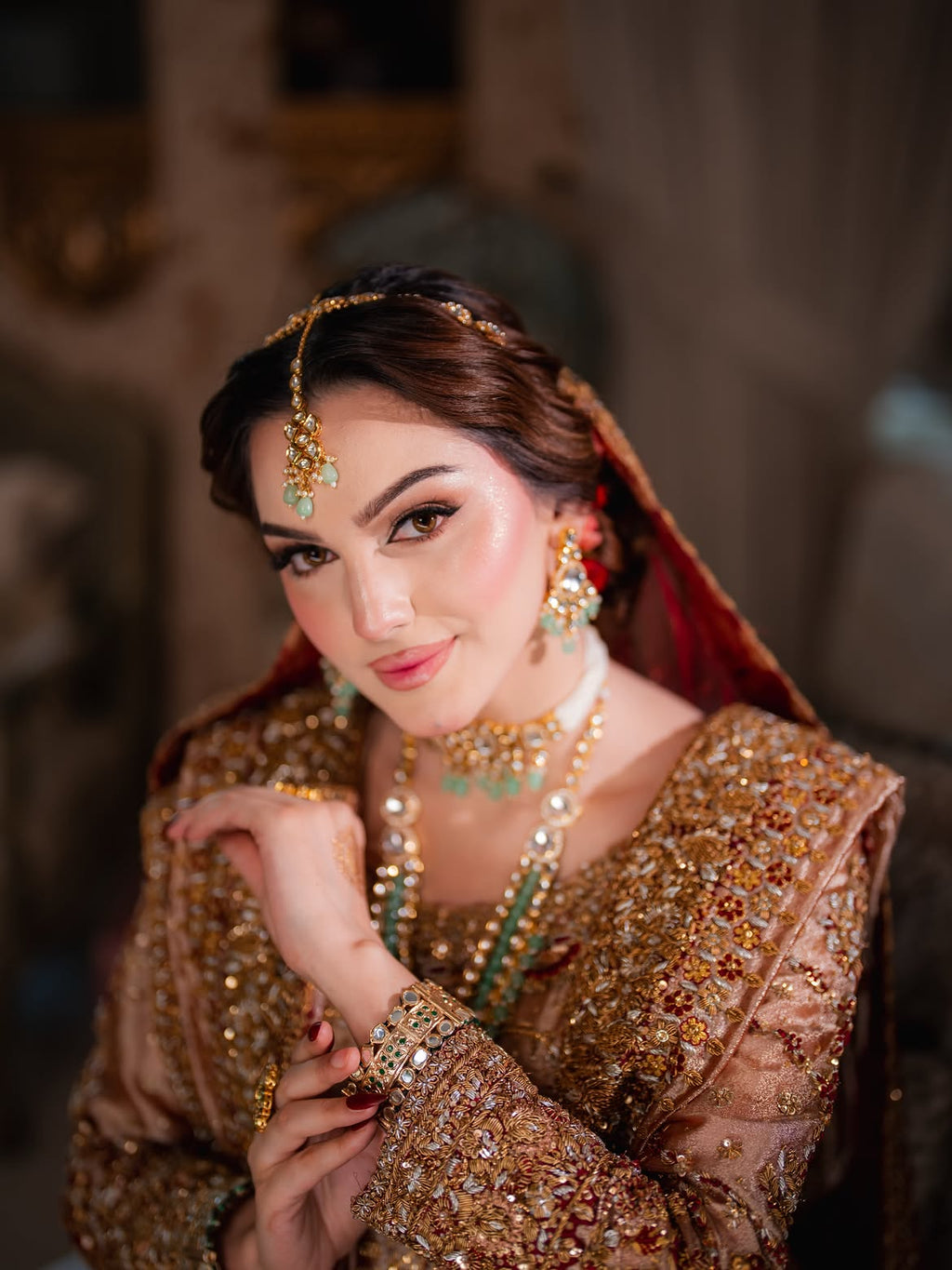 MULTI LAYERED BRIDAL LEHENGA