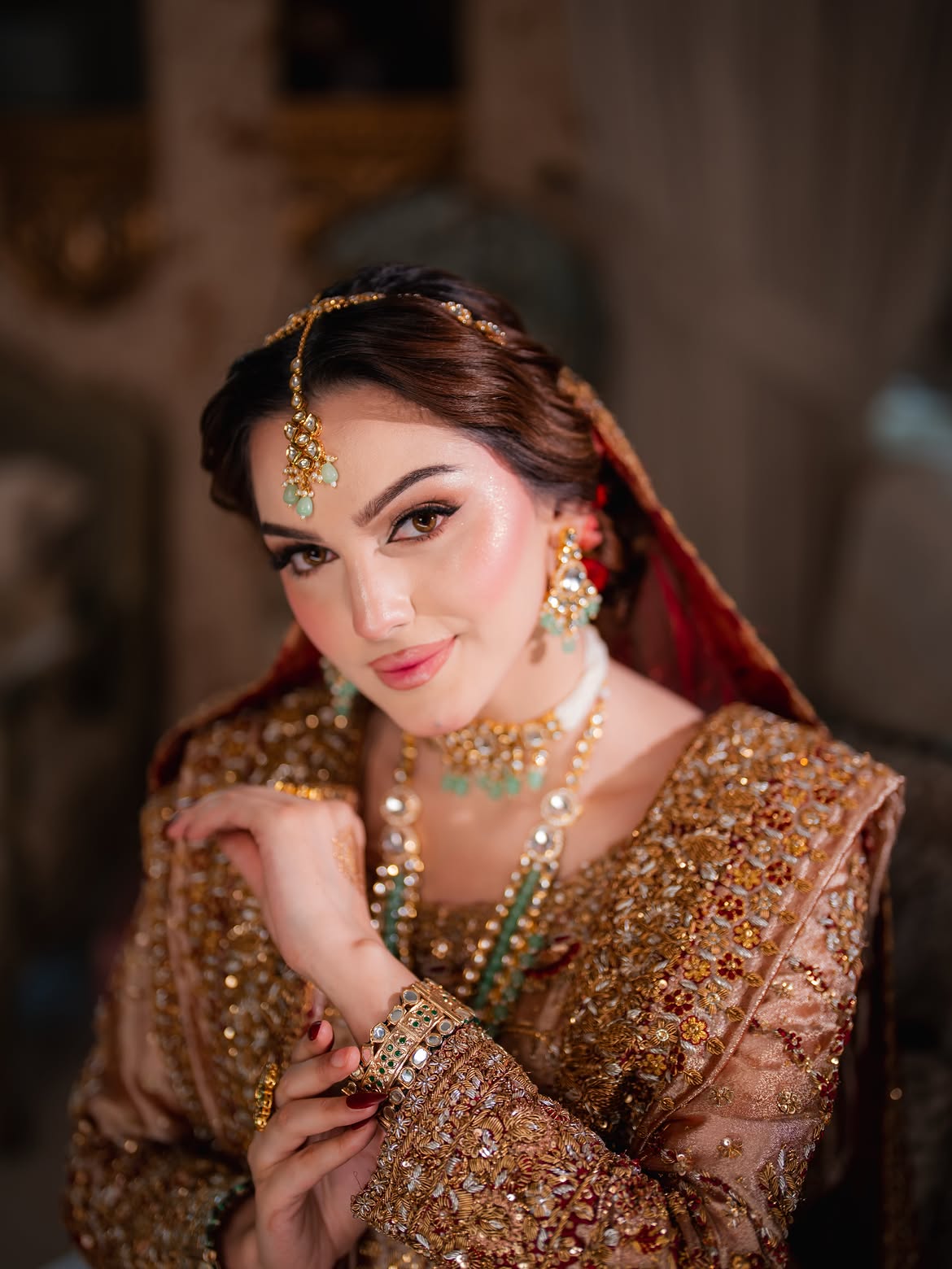 MULTI LAYERED BRIDAL LEHENGA