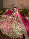DABKA-TILLA WORK BRIDAL LEHENGA MAXI