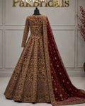 red bridal lehenga