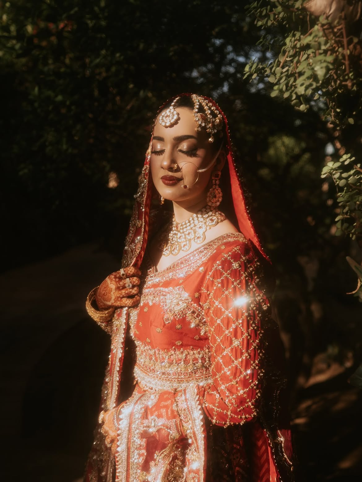 RED BRIDAL LEHENGA