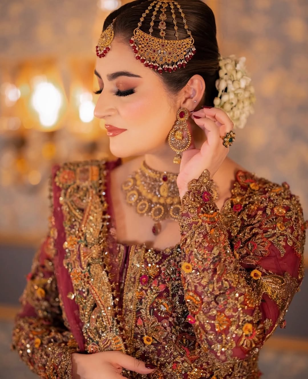 RUBY RED ULTRA LAVISH BRIDAL LEHENGA