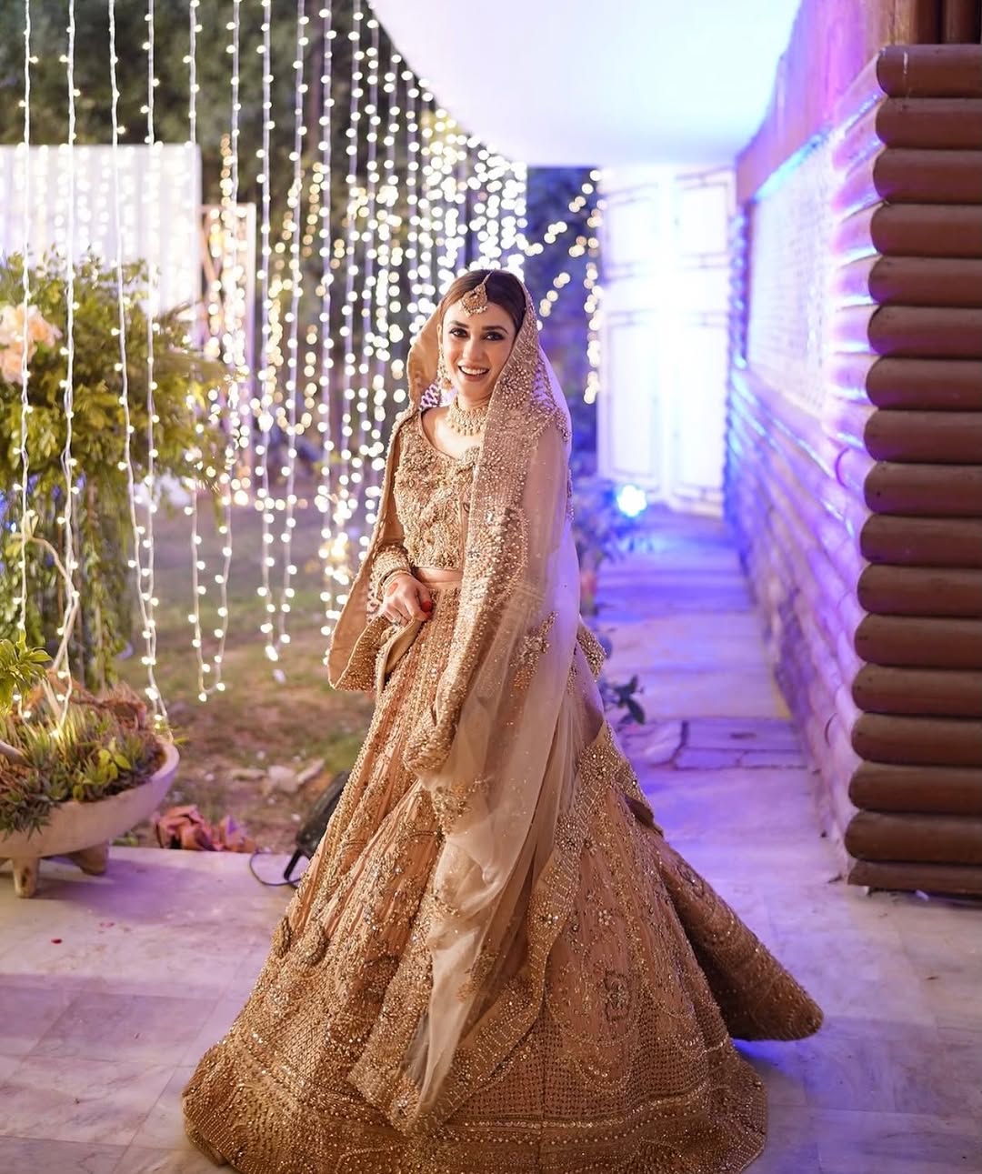 PEACH BRIDAL LEHENGA