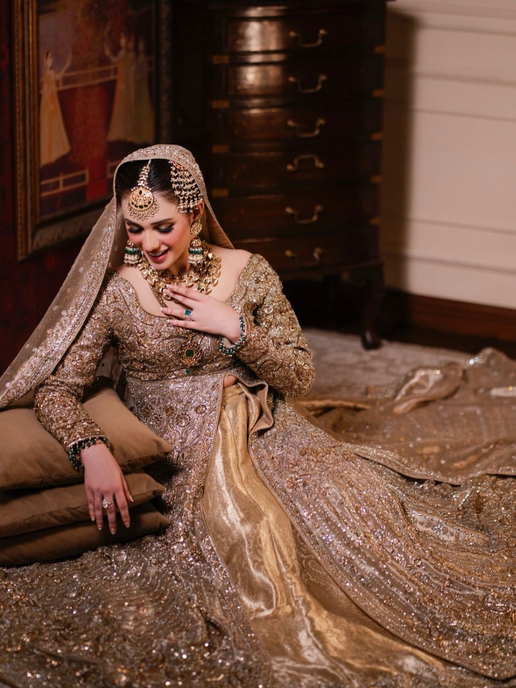 soft tone bridal lehenga