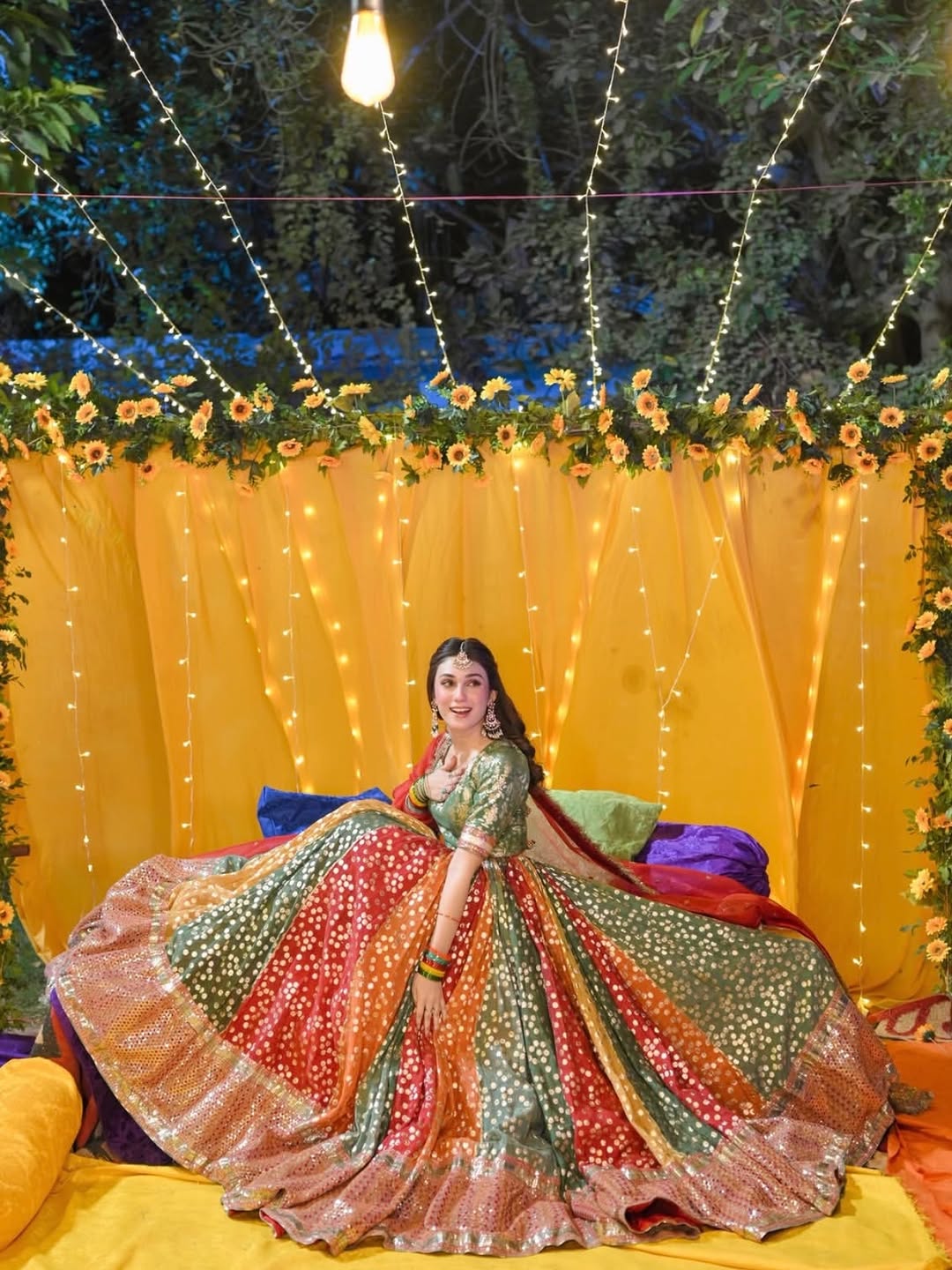MULTO COLORED BRIDAL LEHENGA
