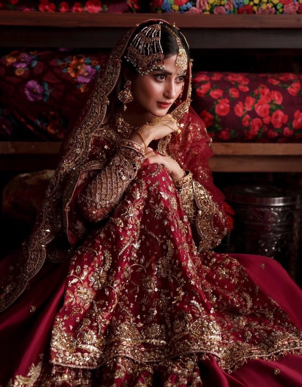 RED BRIDAL LEHENGA