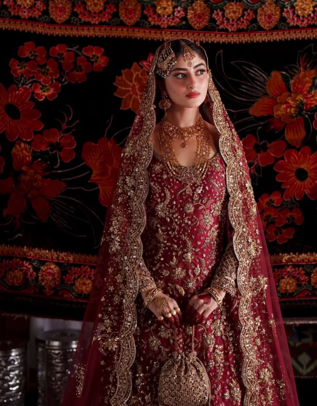 RED BRIDAL LEHENGA