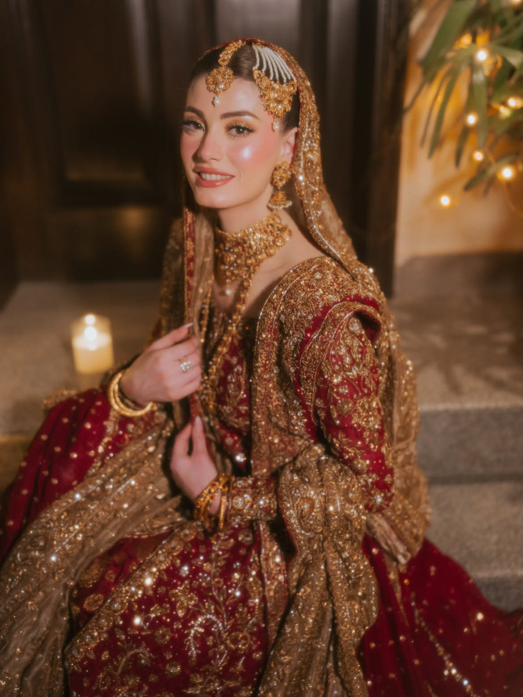 RED BRIDAL LEHENGA CHOLI