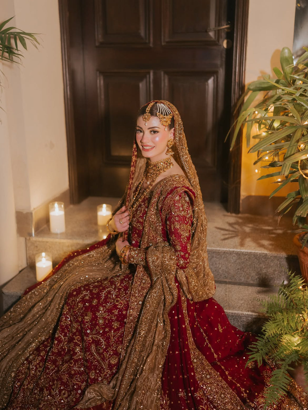 RED BRIDAL LEHENGA CHOLI