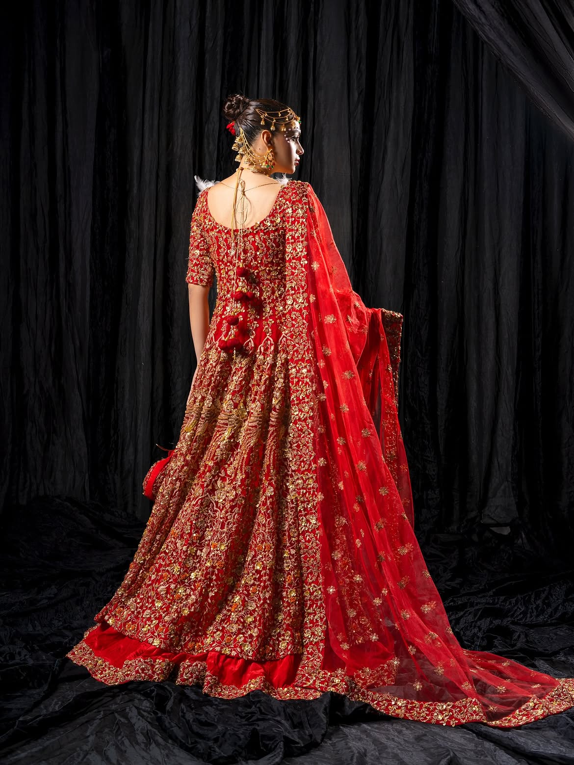 Red Lehenga