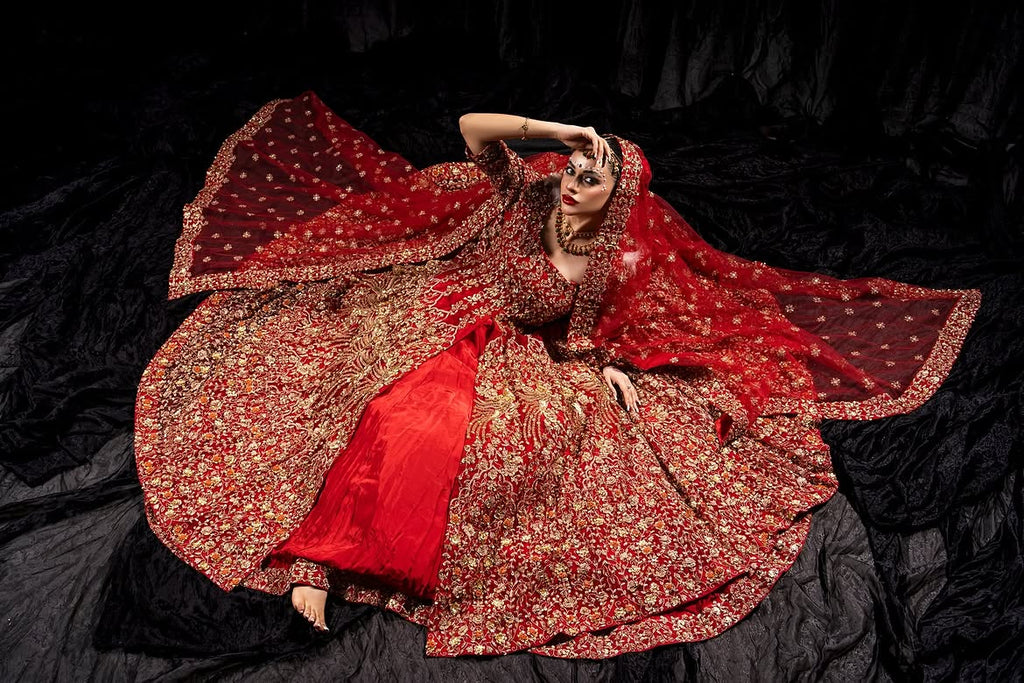 Red Lehenga