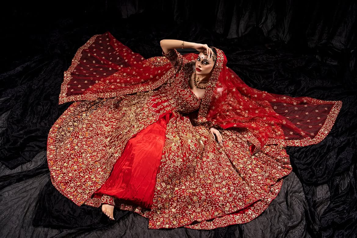 Red Lehenga