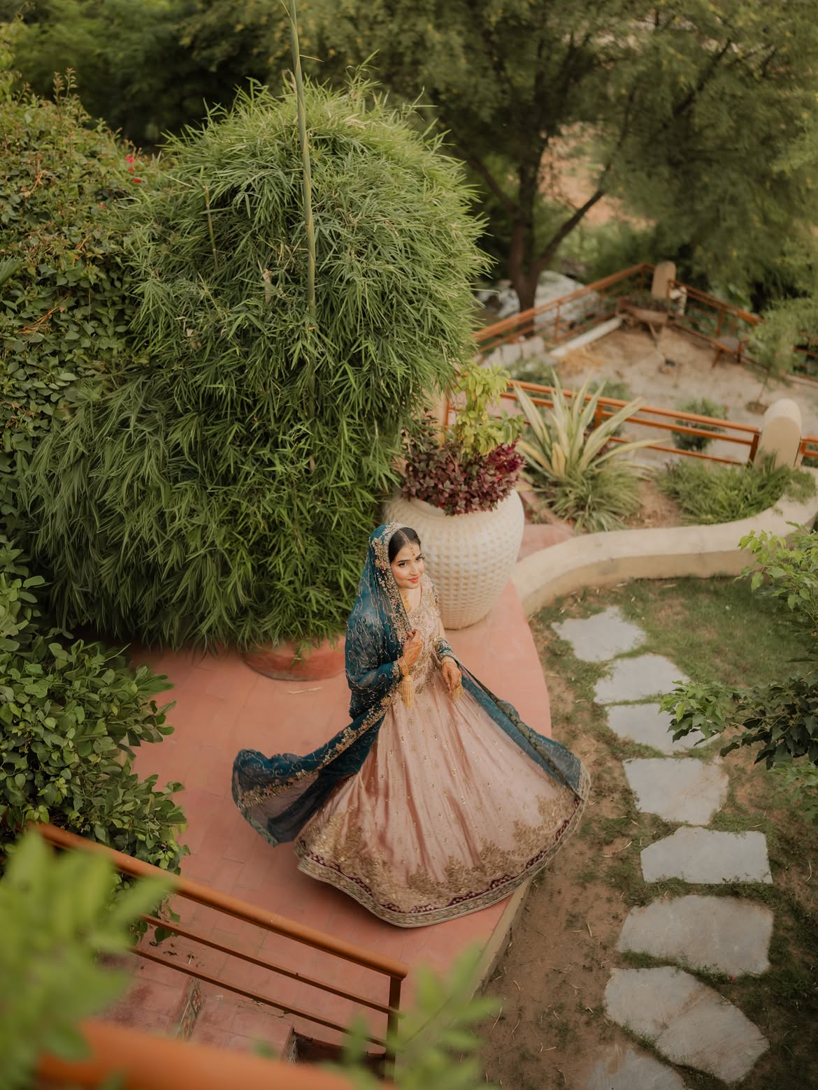 BRIDAL GREEN LEHENGA CHOLI
