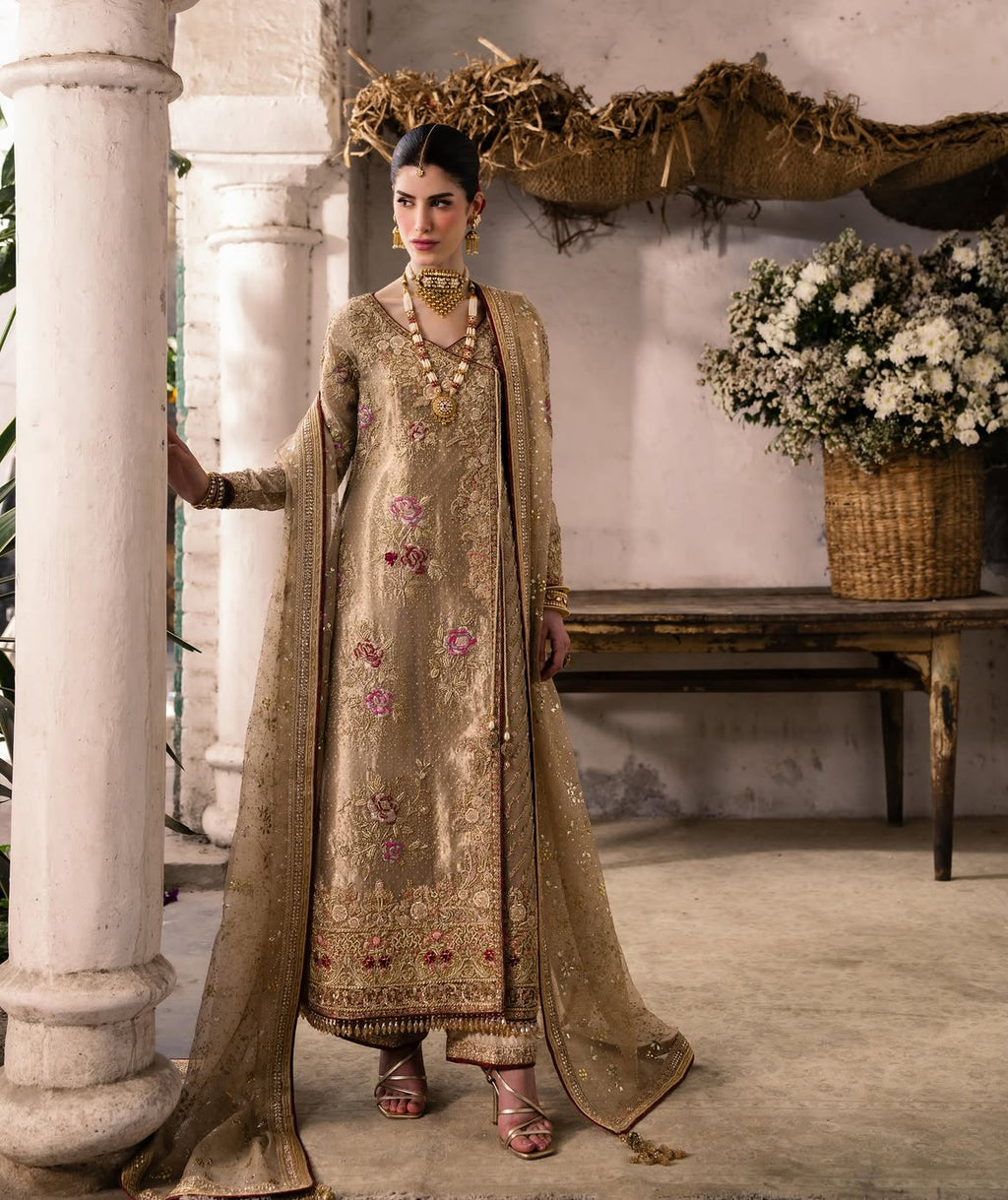 bridal embellished kameez