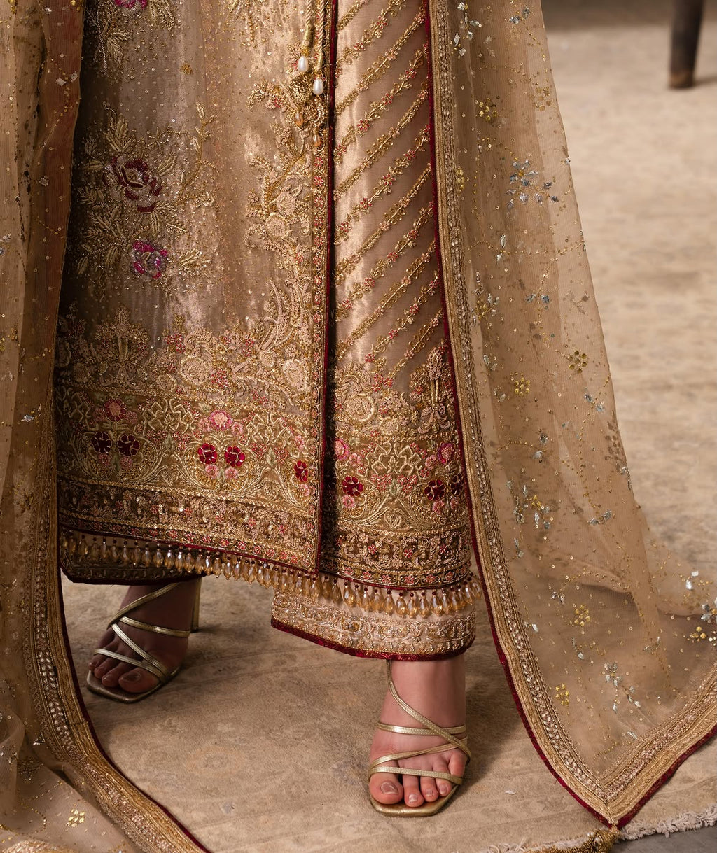 bridal embellished kameez