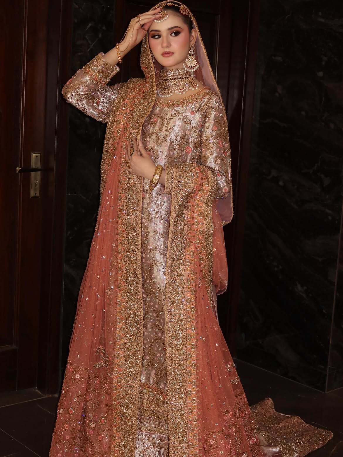 COPPER BRONZE BRIDAL WEAR