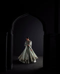 MINT BRIDAL DOUBLE LAYERED PISHWAS