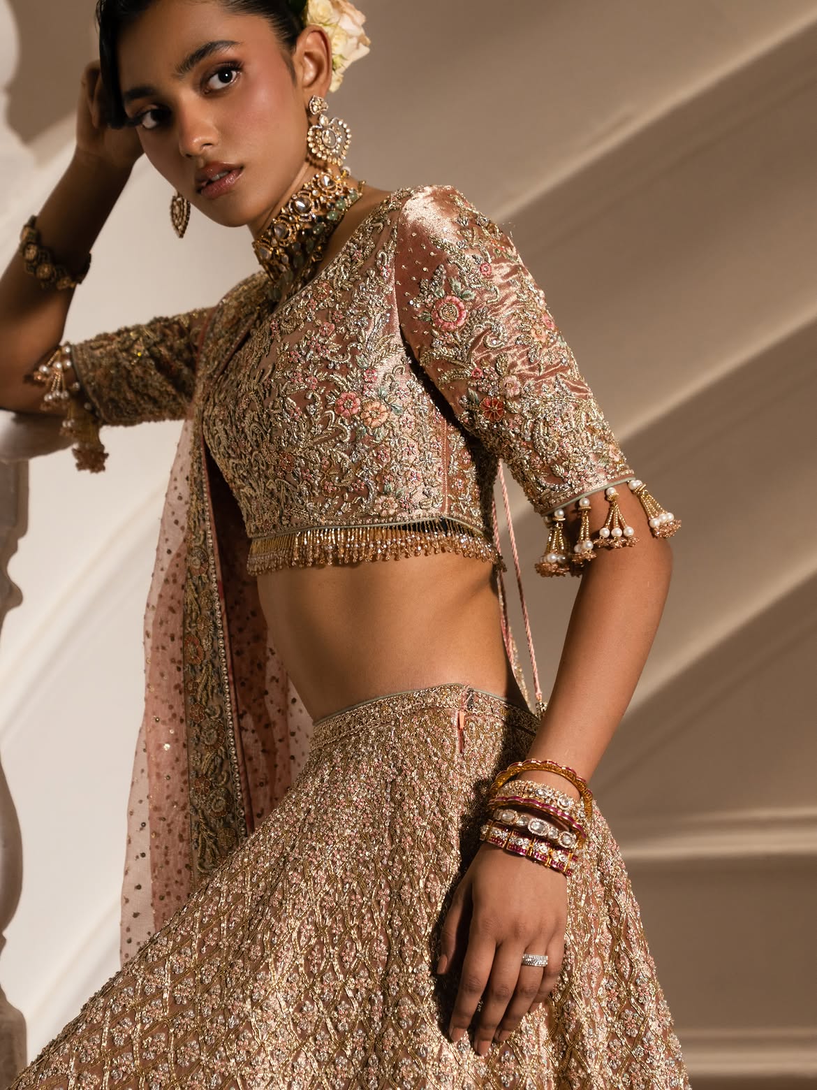 PASTEL BRIDAL LEHENGA CHOLI