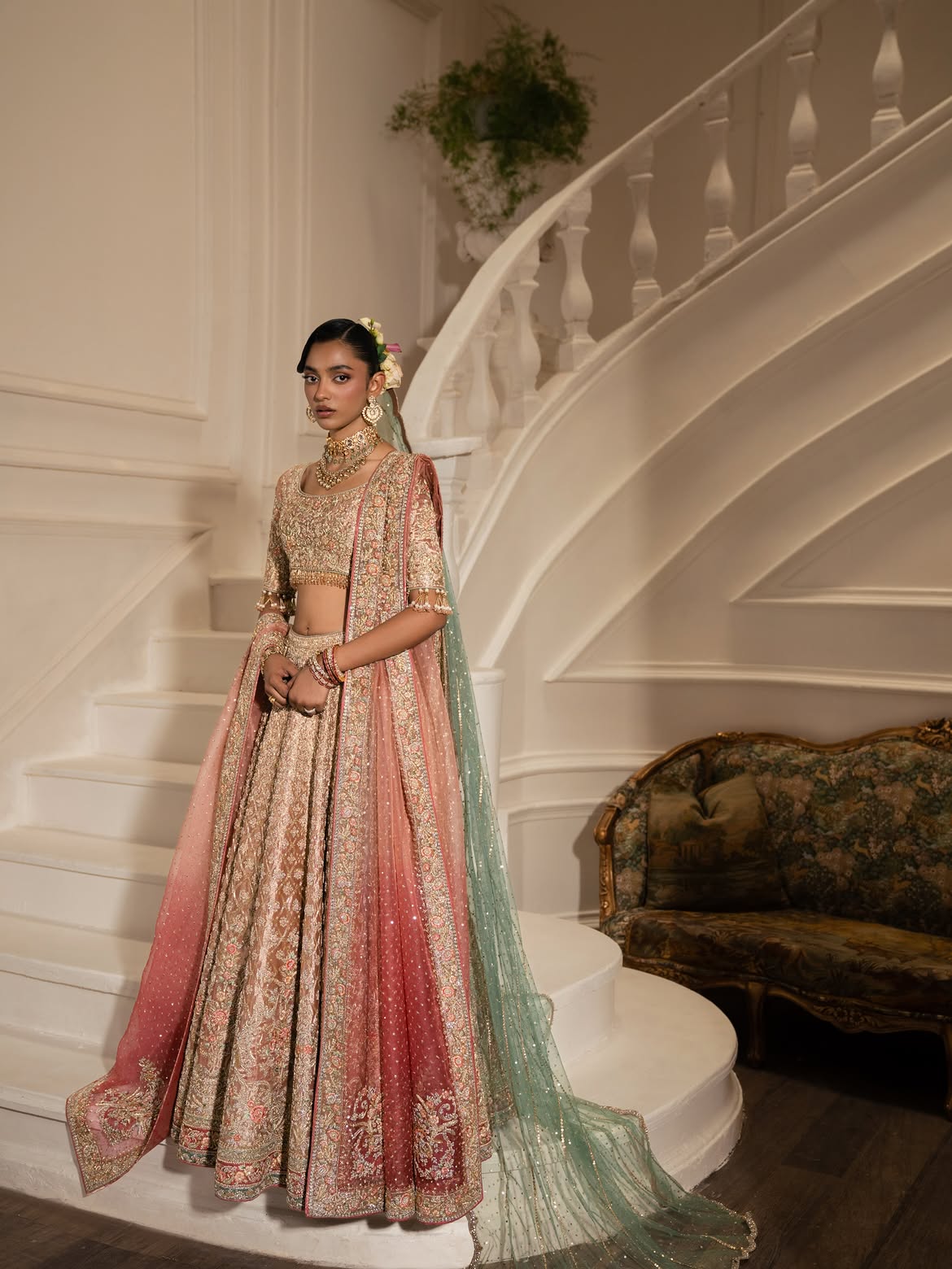 PASTEL BRIDAL LEHENGA CHOLI