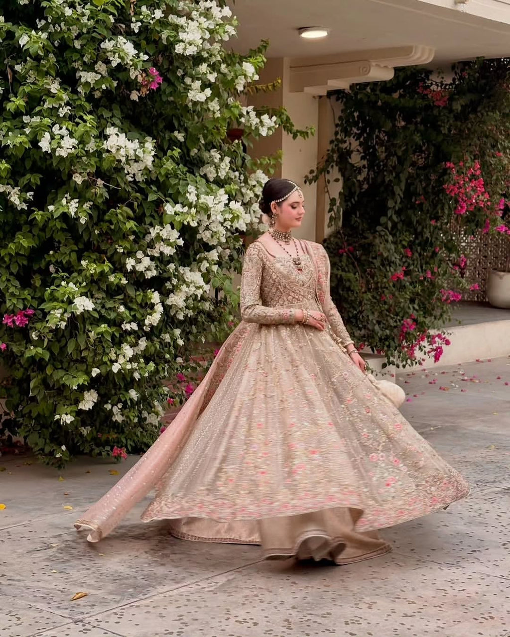 tilla and micro pearl bridal wear