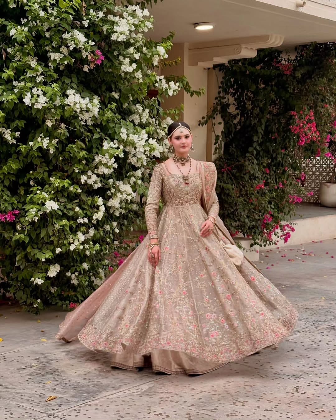 tilla and micro pearl bridal wear