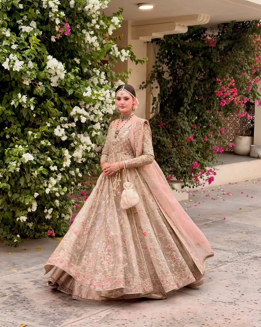 tilla and micro pearl bridal wear