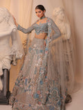 ICCY BLUE BASE BRIDAL LEHENGA CHOLI