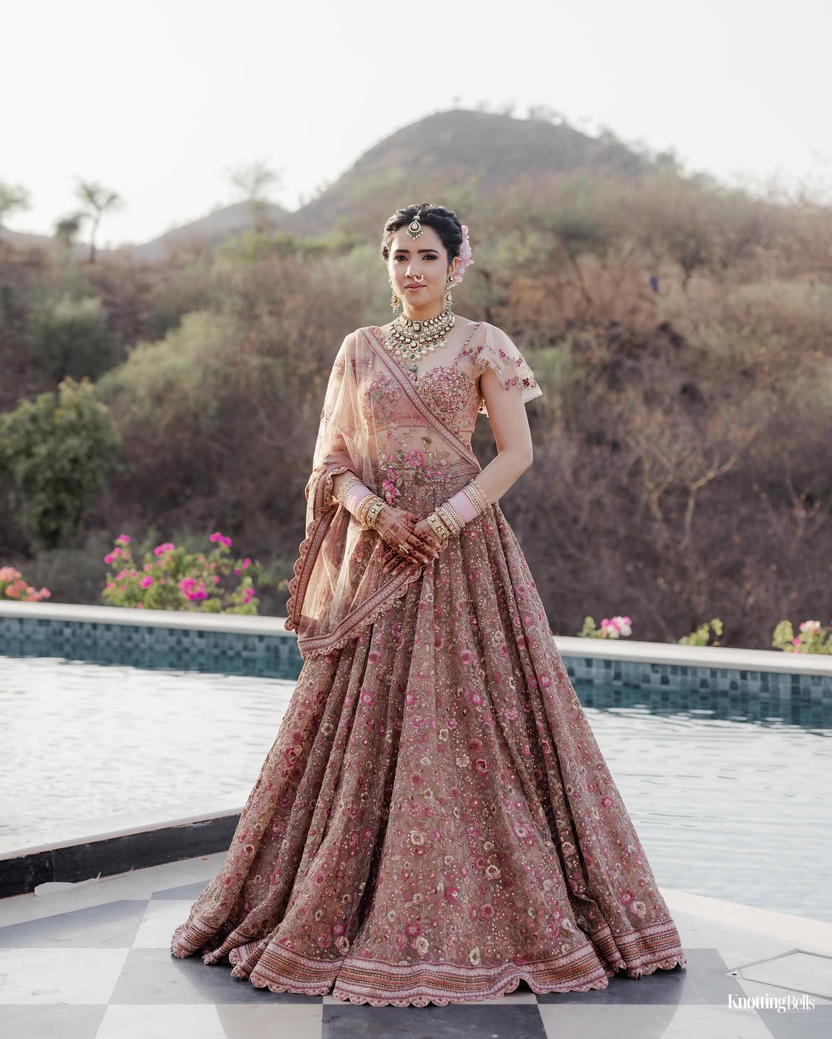 FLORAL BRIDAL LEHENGA