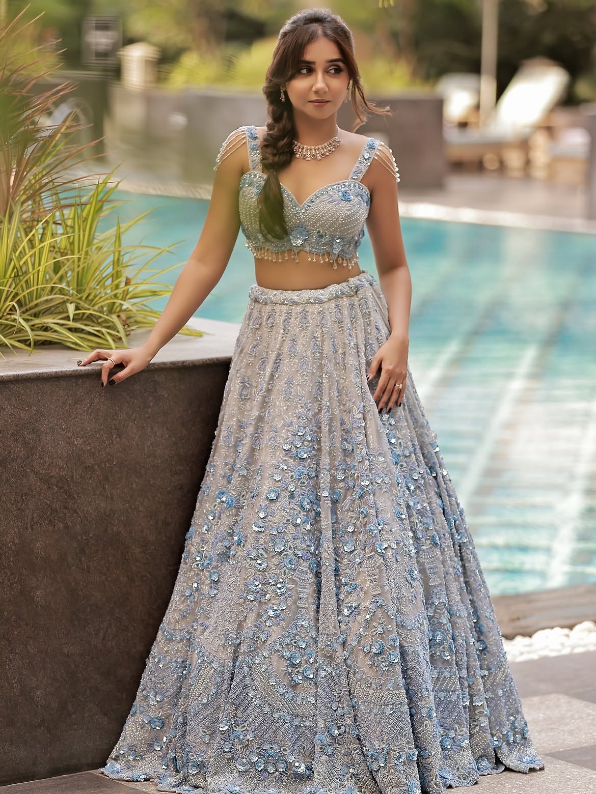 3D BRIDAL LEHENGA