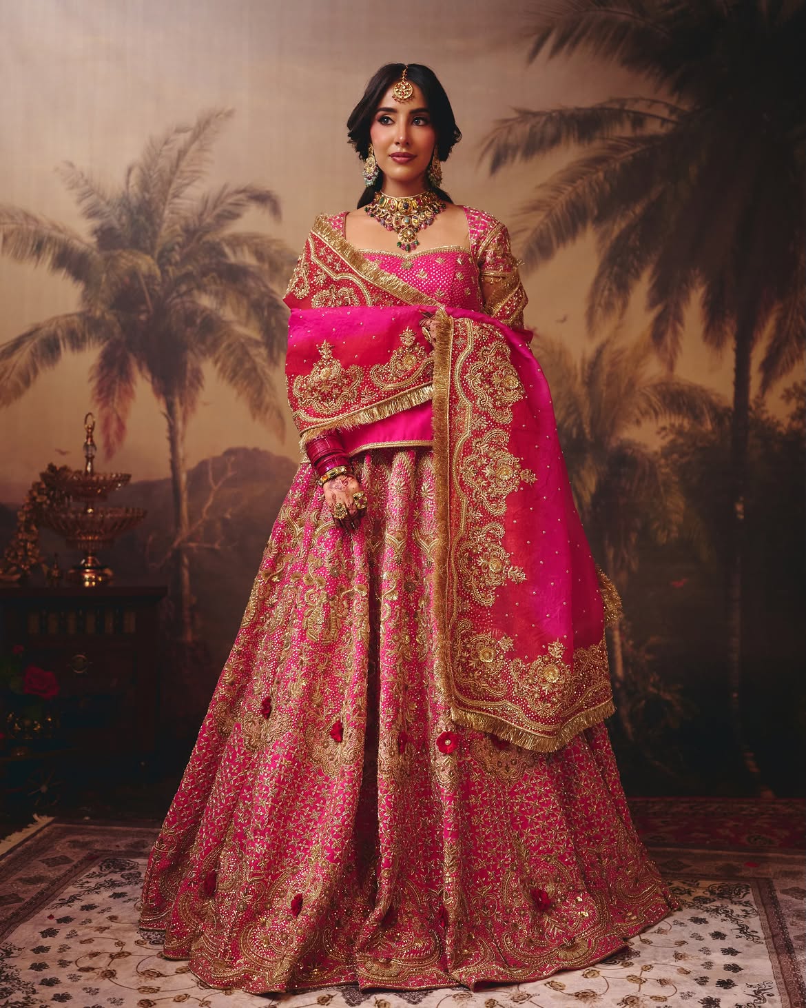 BRIDAL RED LUXURY LEHENGA