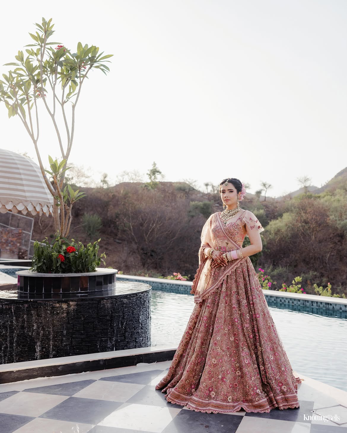FLORAL BRIDAL LEHENGA