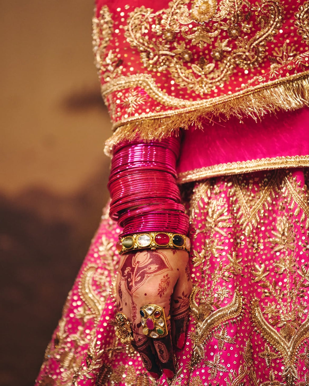BRIDAL RED LUXURY LEHENGA