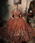 DEEP RED BRIDAL LEHENGA