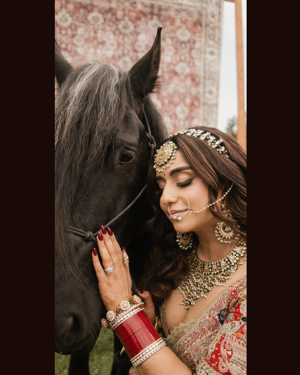RED BRIDAL LEHENGA CHOLI