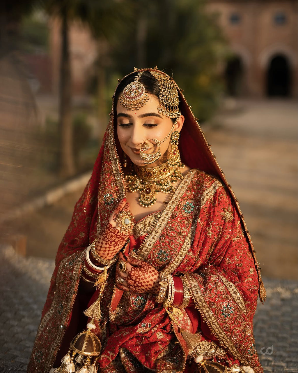 RED BRIDAL LEHENGA