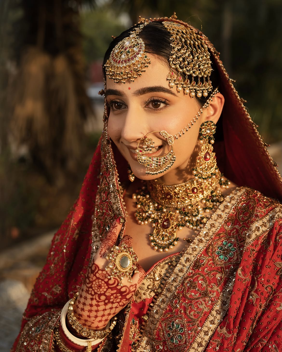 RED BRIDAL LEHENGA