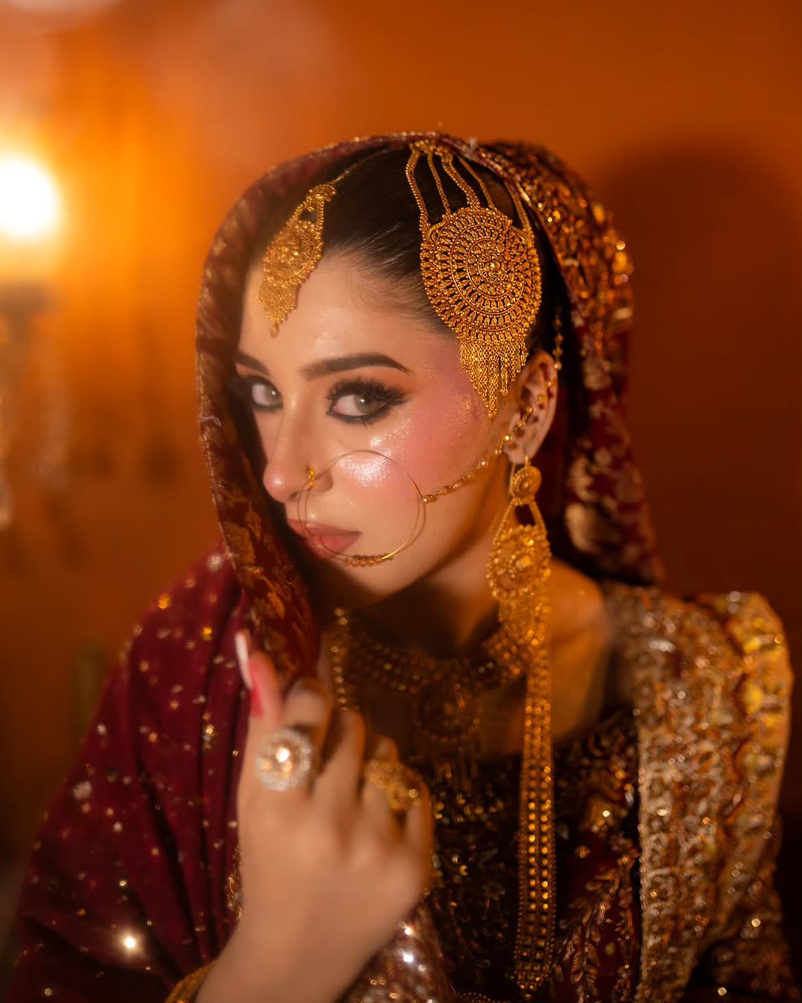 MAROON BRIDAL LEHENGA