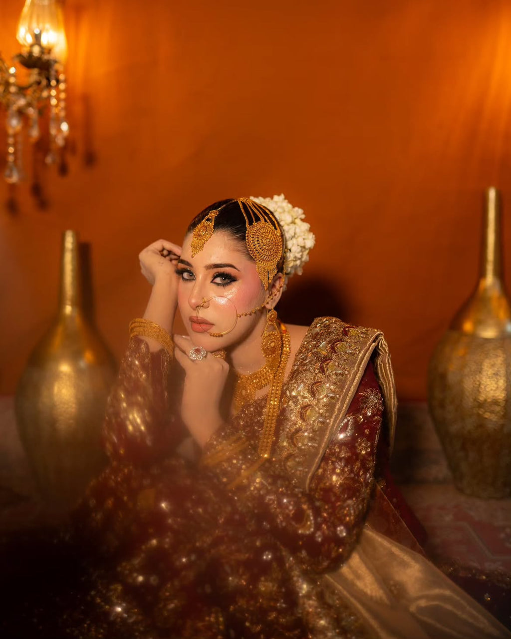 MAROON BRIDAL LEHENGA