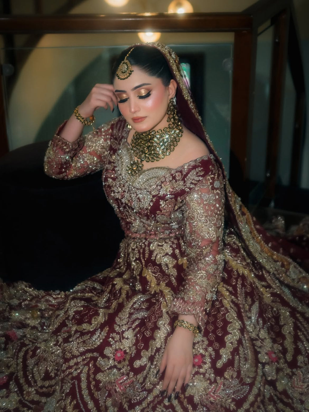 bridal wear luxury lehenga