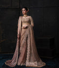 full-fitted sheer embellished bridal lehenga