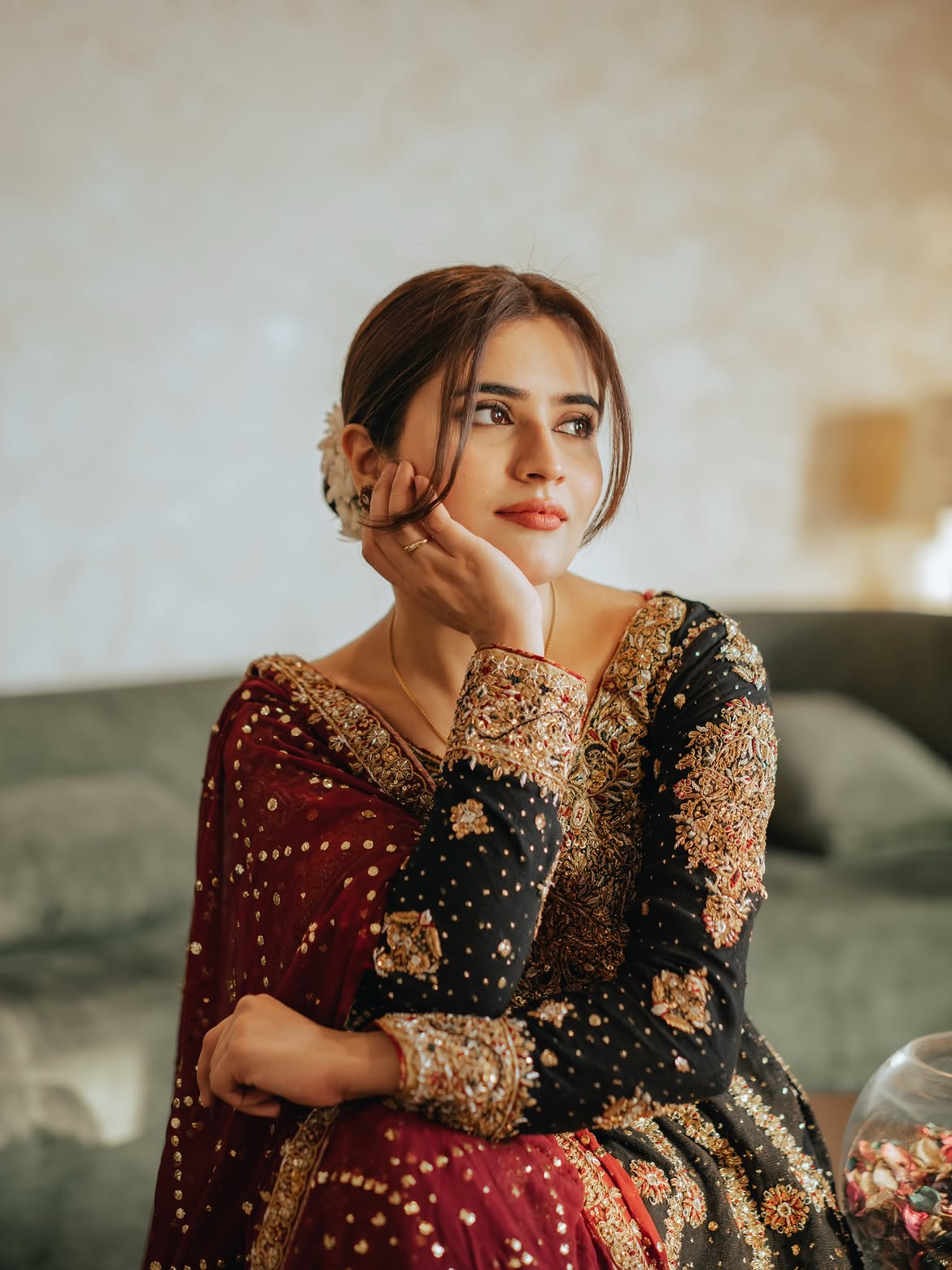 BLACK BRIDAL WEAR
