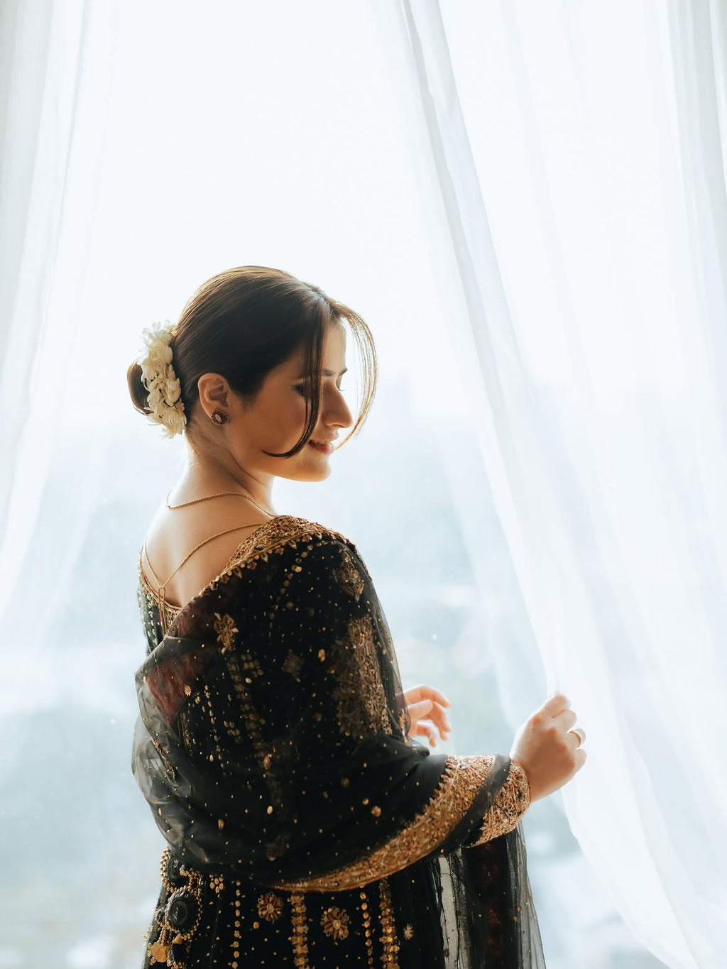 BLACK BRIDAL WEAR