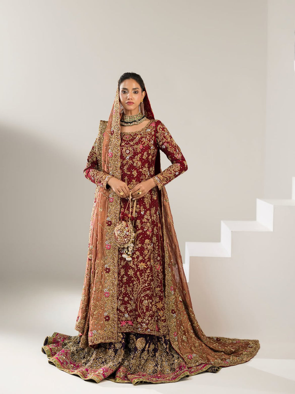BRIDAL ULTRA LUXURY FARSHI LEHENGA