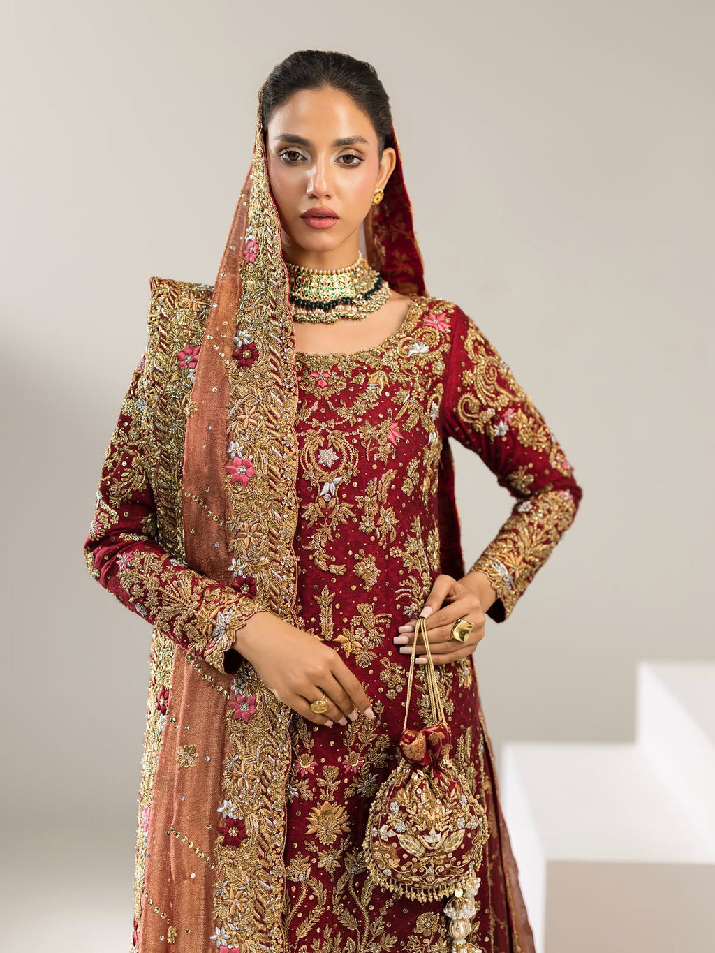 BRIDAL ULTRA LUXURY FARSHI LEHENGA