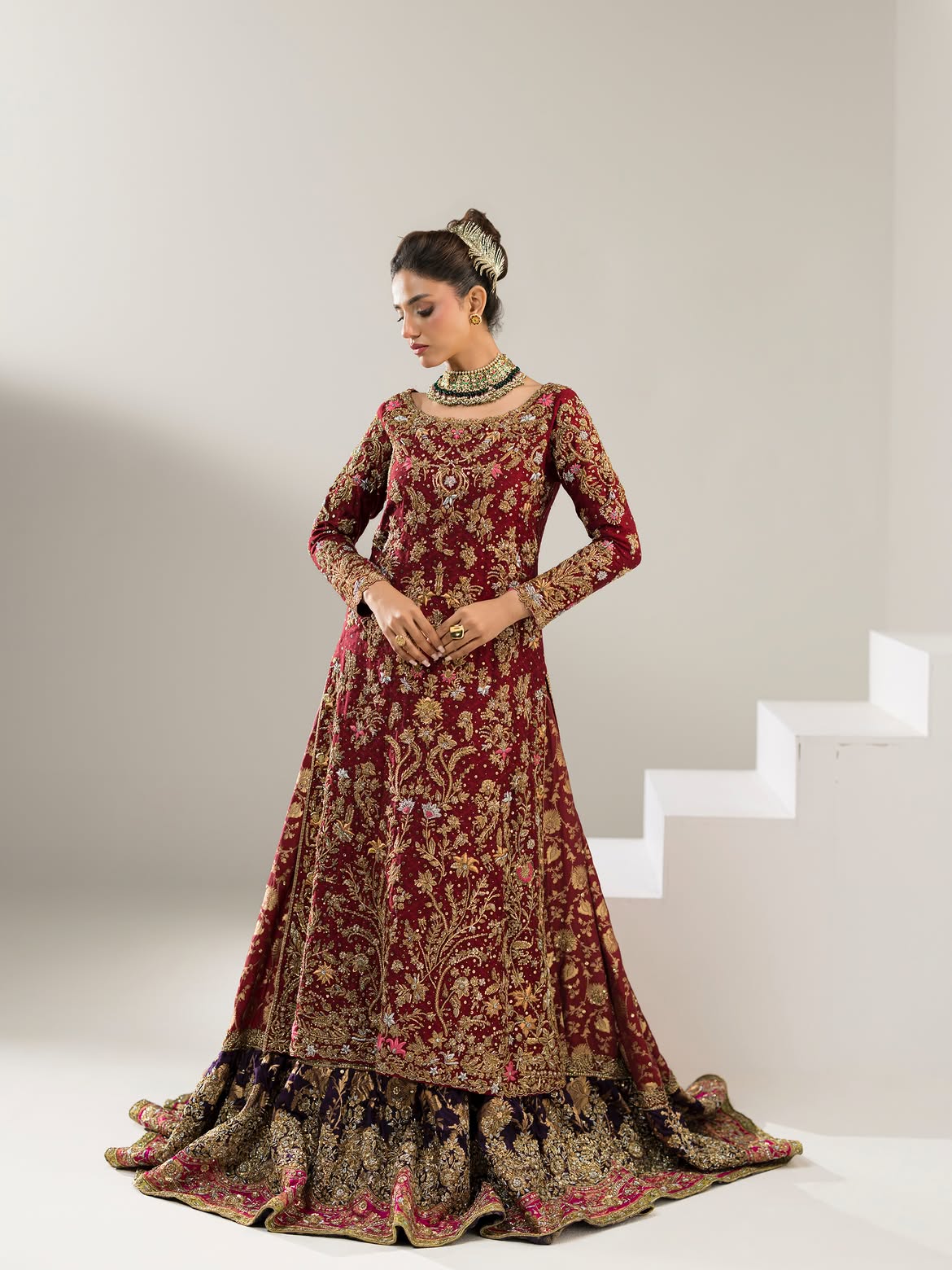 BRIDAL ULTRA LUXURY FARSHI LEHENGA